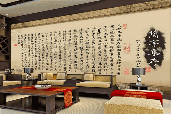 兰亭壁画墙饰加盟